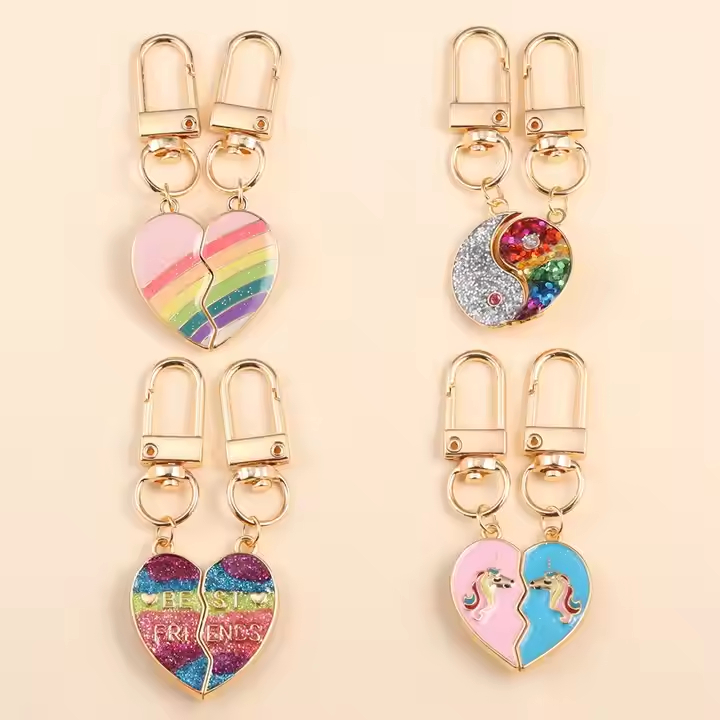Custom Free Design Stylish Engraved Laser Keychain for Gift